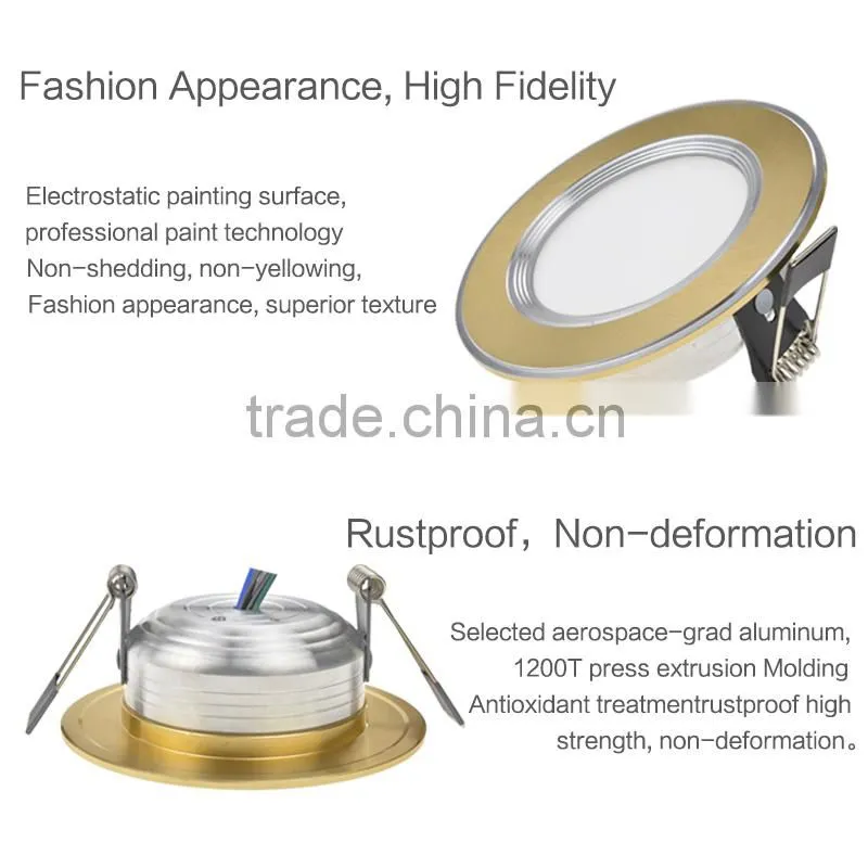 LINGAN Zigbee control tunable white LED remote control zigbee ceiling downlight