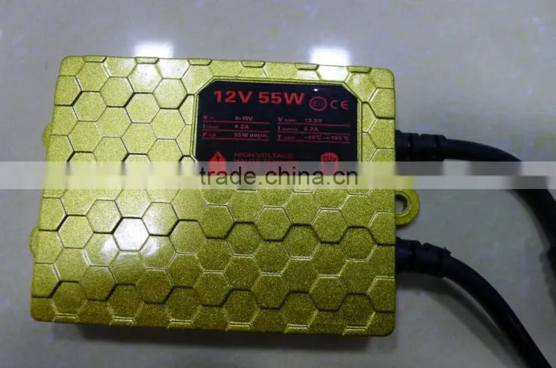 China Factory Wholesale Golden HID Xenon Ballast 12V 55W
