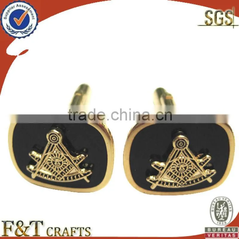 high grade silver custom cufflink