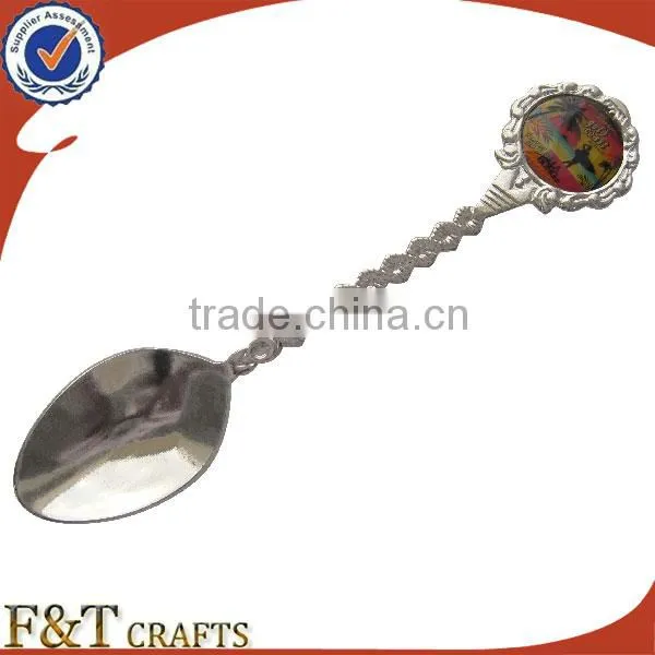 zhongshan manufacturer custom wed matt silver plated spoon