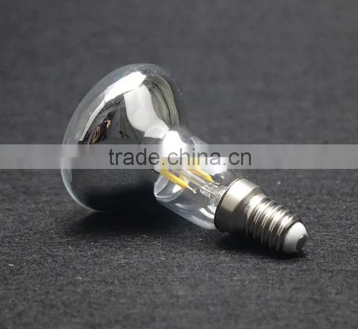 4w E27 E14 R63 mirror led filament bulb 2200K