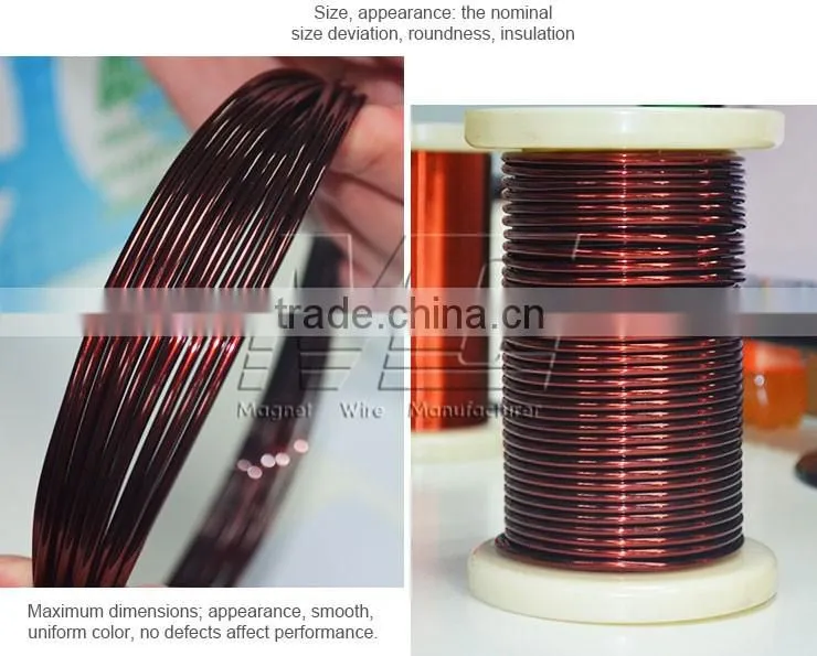 Free Sample online shopping Colored awg 34 enameled aluminum wire