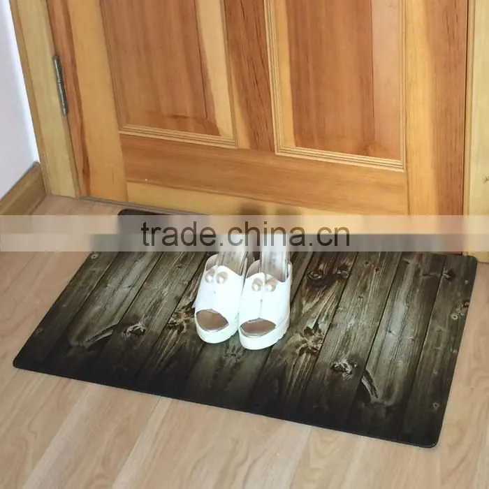 Vivid Printed Pattern Non Woven Polyester kitchen floor mats