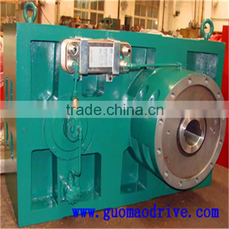 Double-screw extruder cone screw gearbox