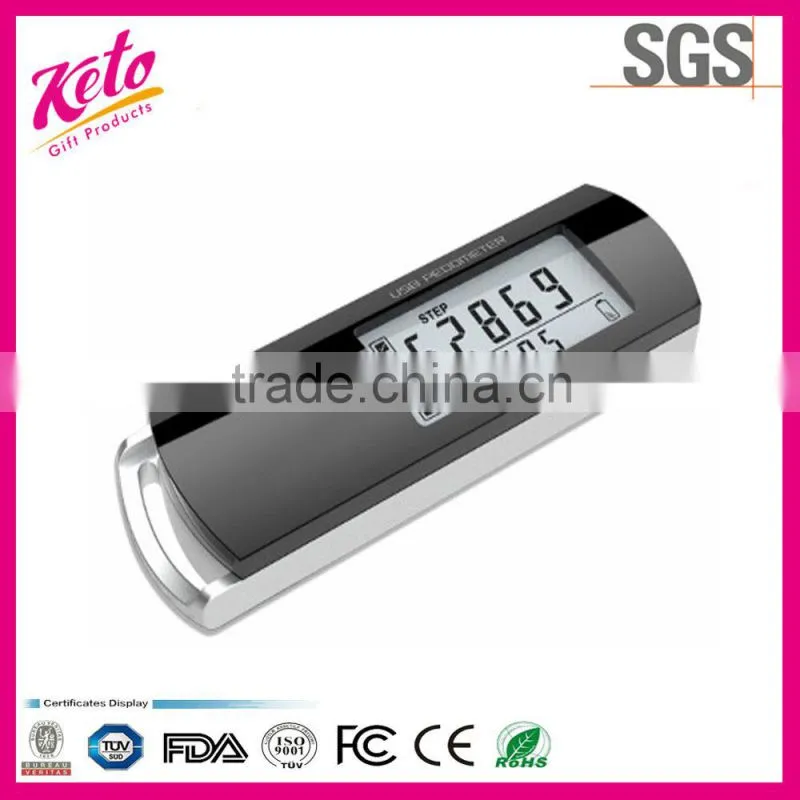 Creative Gift USB Pedometer With Usb Rechargeable Battery