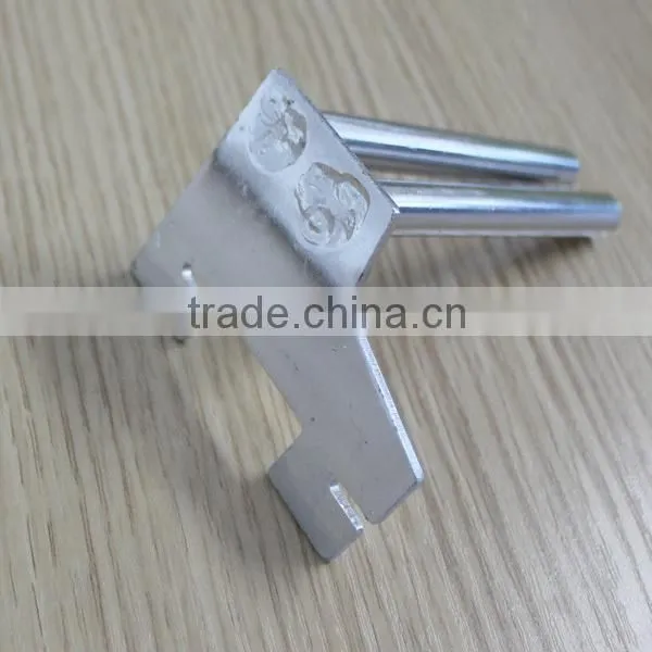 Double Lines Long Square Hole Aluminum Slotted Channel