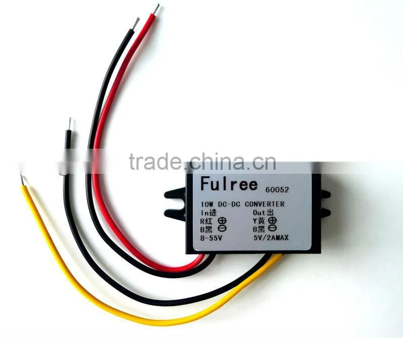 DC step down Buck Converter Module 8-55V 9V 12V 24V 36V 55V convert to 5V output