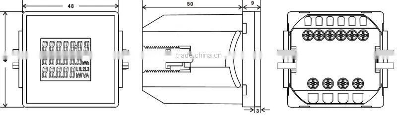single phase digital power meter