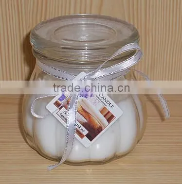 glass jar scented candle for wedding party or house decoration