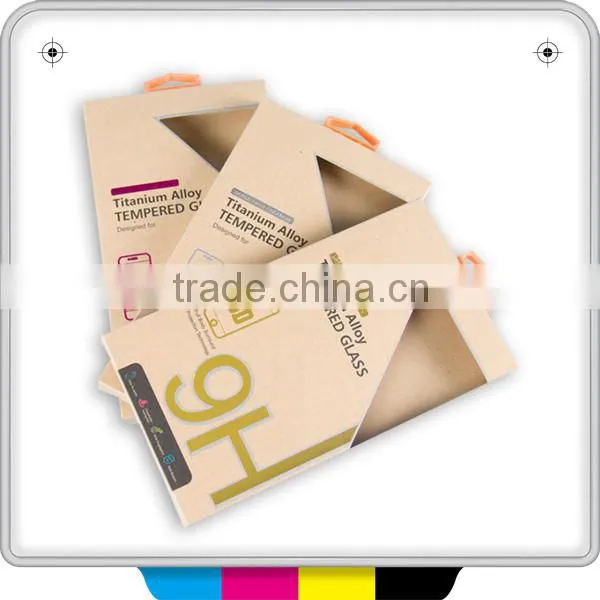 Custom design paper box with clear plastic/PVC window