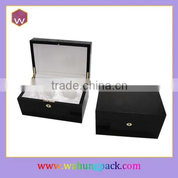 ladies custom perfume in wooden box, perfume packaging box wholesale