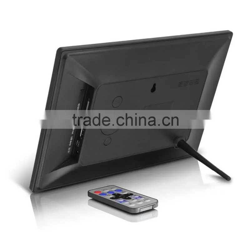 HD 12" big size screen ratio 4:3 digital video lcd player with loud speaker foat show popular advertising video display frame