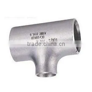 ASME B16.9 STAINLESS STEEL Reducing tee