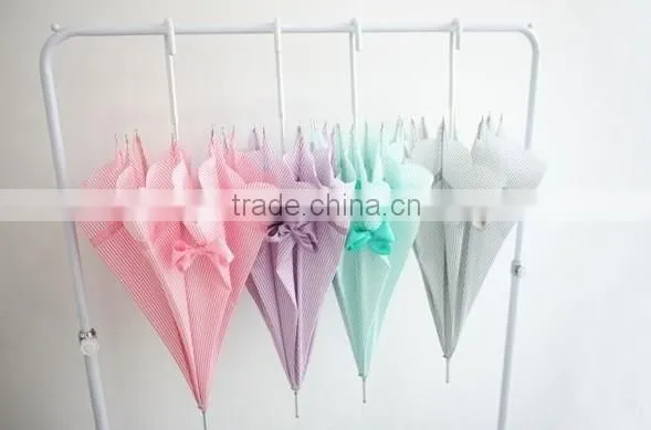 8k Straight pink cute long Ladies Umbrella