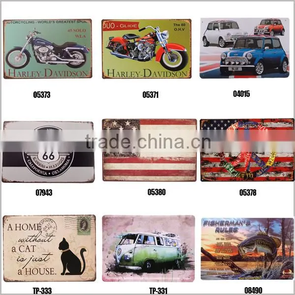 20x30cm vintage music metal tin signs