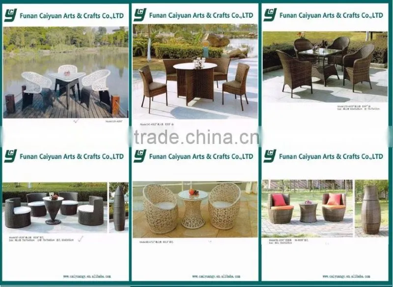 2015 new design plastic rattan waterproof hot sell leisure furniture outdoor