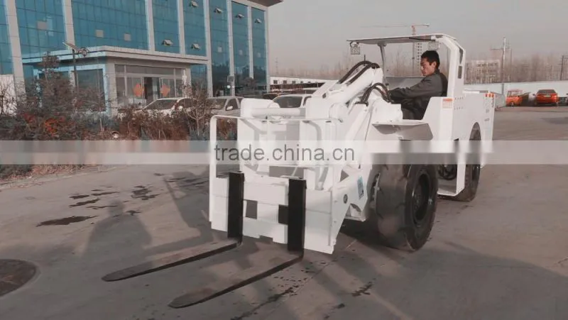 LTMA 2 ton underground forklift working in the underground tunnel