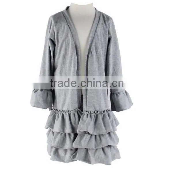 2016 Kaiyo Online clothing store ruffle overcoat girl's overcoat wholesale children's boutique clothing