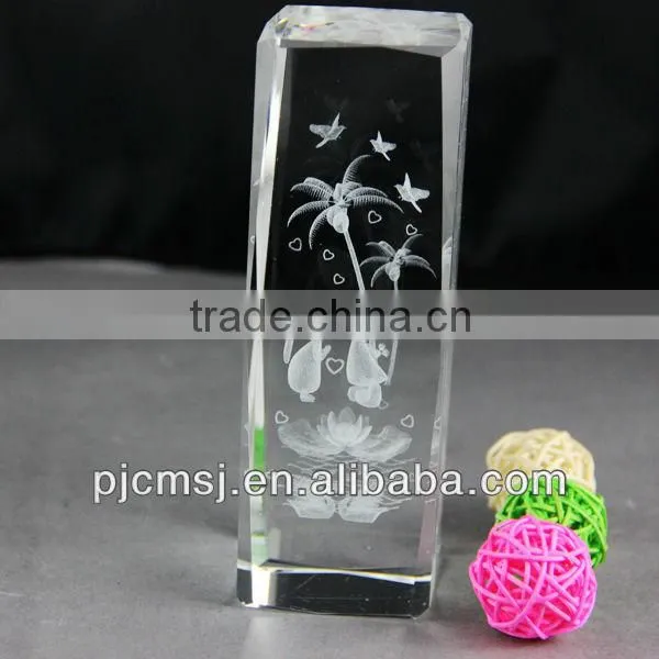 wholesale Heart Shape Crystal glass Clock As Wedding decoration Gift souvenirs 3d laser engrave