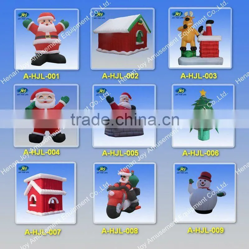 Top quality christmas decoration snowman,lighted christmas fence decoration,christmas foil hanging decoration