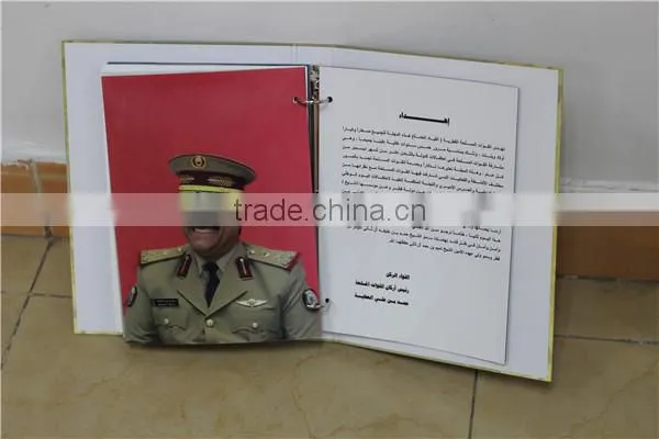 2015new 3D A4 Busniess bound File holder/folder/documnet