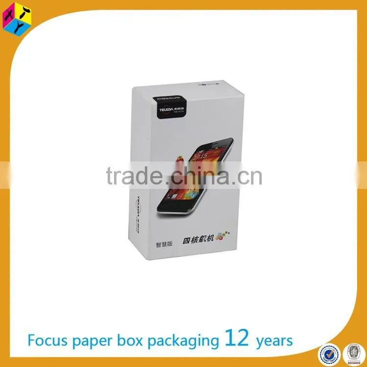 empty packaging design mobile phone box