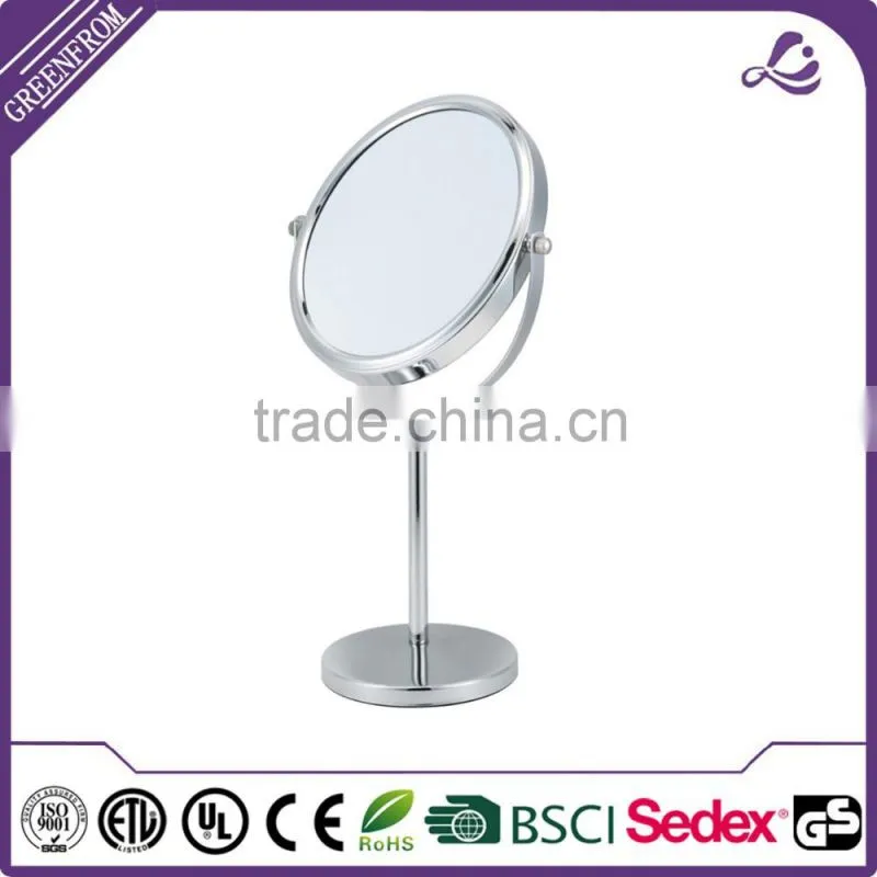 New design vanity metal circular mirror metal hand mirror