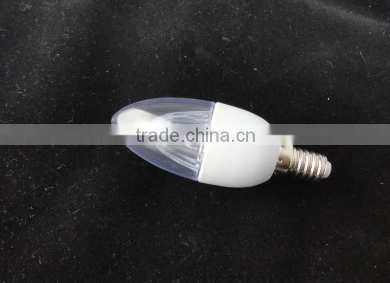 2014 Hot sale wide angle led candle bulb 3w 5w 7w 9w e14