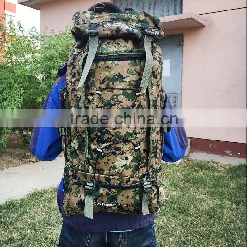 Wholesale Canvas custom hiking backpack mountaineering bag,mountain climbing bag