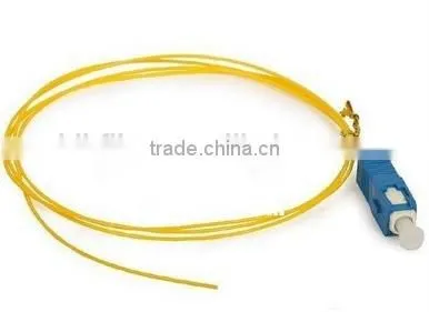 OM3 SC 0.9mm multimode fiber optic pigtail,simplex 50/125um optical fiber pigtails