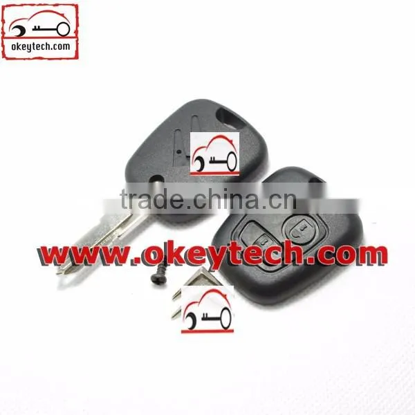 High Quatity Citroen remote key shell for C5 2 button With logo Car Key Citroen romote key shell