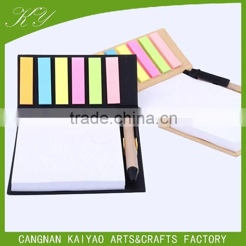 Eco friendly craft paper box customized memo pad
