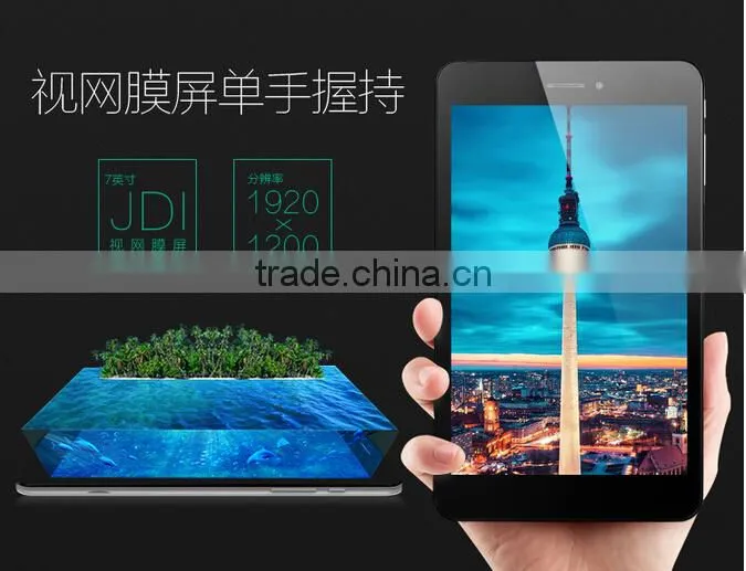 Android 4.4 MTK8752 2gb ram 2014 new cube T7 tablet octa core 4g lte gps wifi