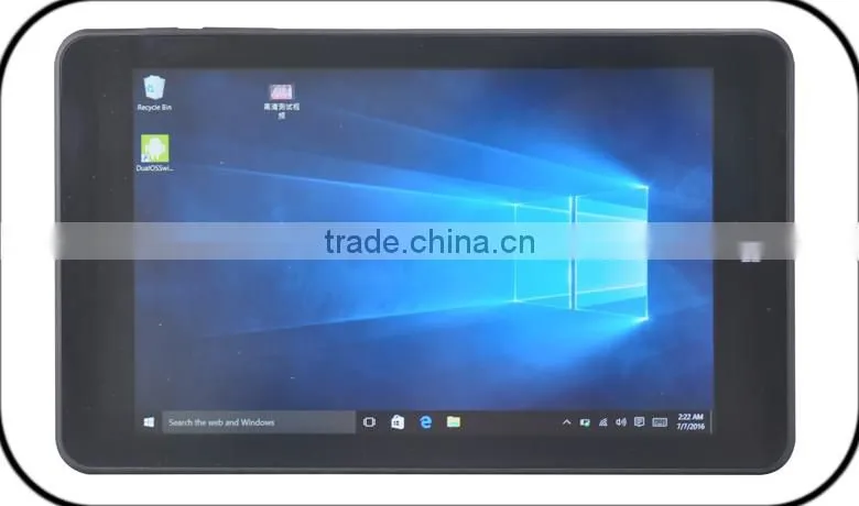 7 inch Cheapest dual operating system win10/Android Android 5.1 Intel Tablet PC System windows 10 tablet pc