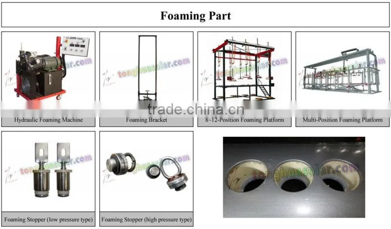 40 ton mechanical punch machine, heat pipe solar water heater production line