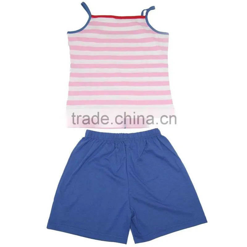 Kevince Ladies jersey short printed homewear pyjamas knitting woman nightwear sleepwear MOQ 2000sets