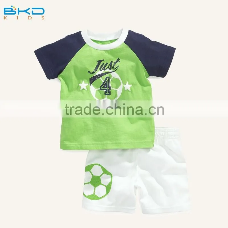BKD OEM/ODM 2016 baby clothing set + baby t-shirt + baby pants =2pcs baby clothing