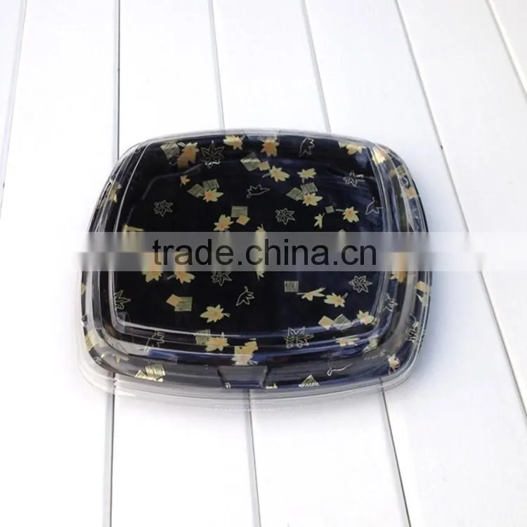 SM1-3123A Clear Plastic Party Tray With Lid