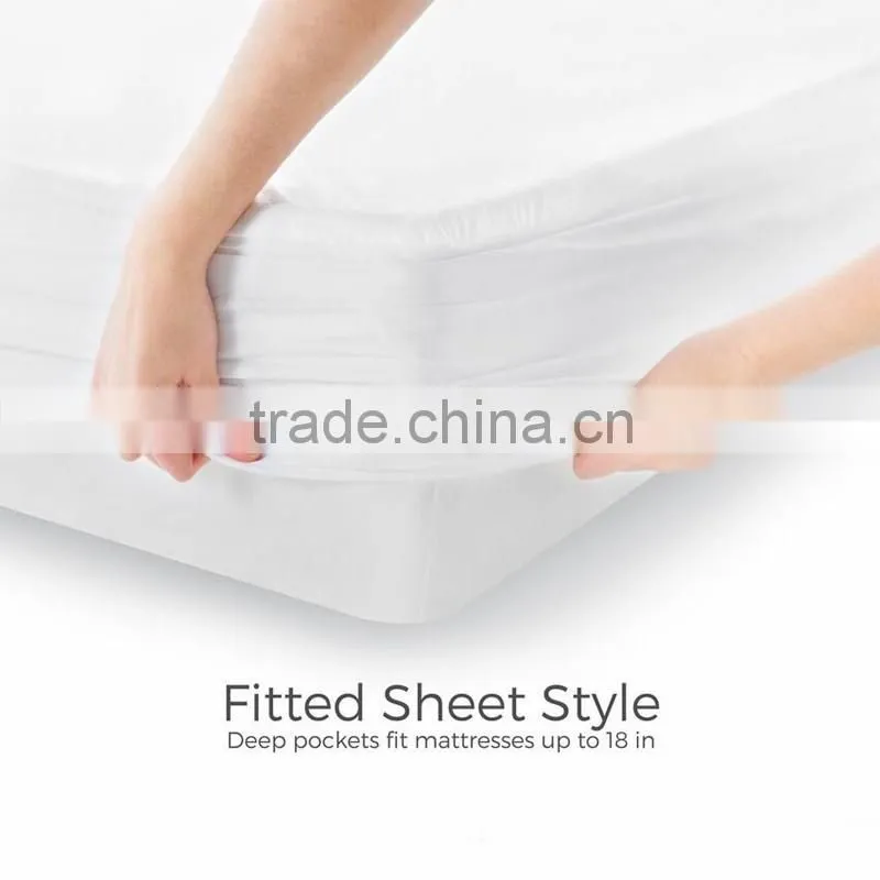 2016 New Style Super King Mattress Protector/Waterproof Microfiber Mattress Cover