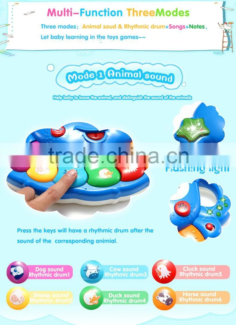 NO-6688 Music instrument education plastic piano toys, electric piano toys for kids