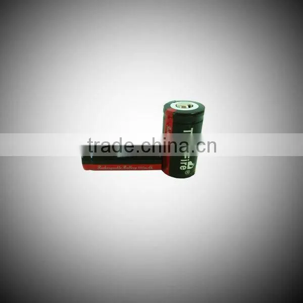 Full CapacityTrustFire CR123A 3.7V 880mAh 16340 Protect Li-ion rechargeable battery for led flashlight