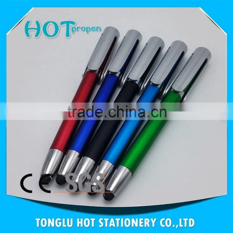 spray paint colored barrel, helmet style top barrel,twist screen touch pen
