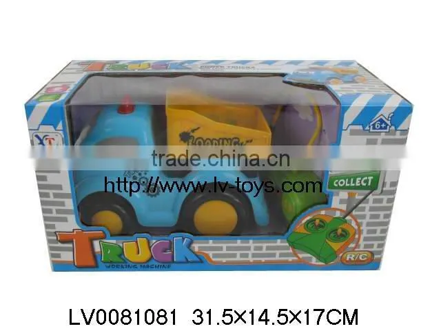 Cartoon toys 4CH mini rc truck toys with light and music