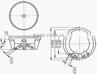waterproof type 25khz Ultrasonic Speaker for animal repellent
