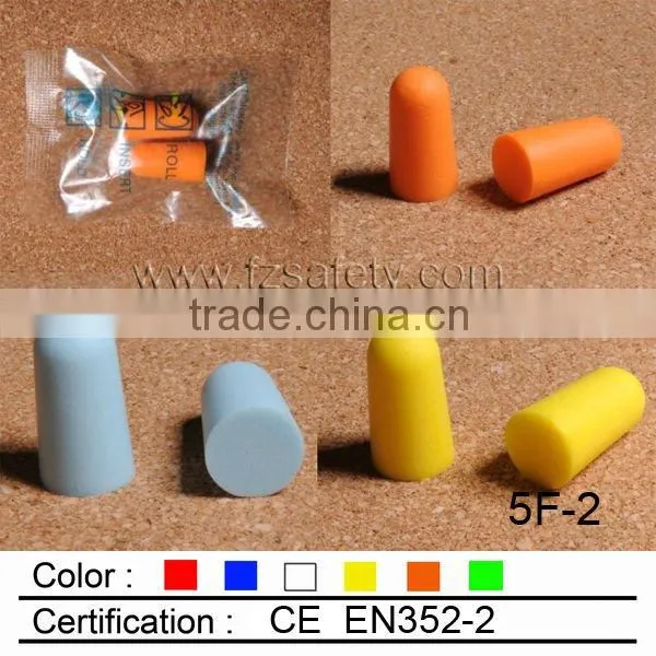 PU foam safety earplugs with kinds of color