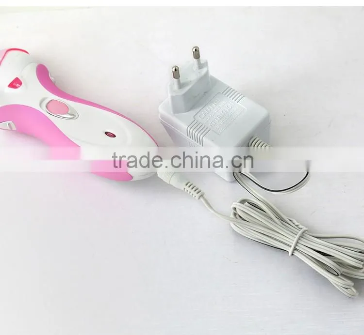 Kemei2531 New 4 in 1 Multi-function Women Shave Electric Epilator & Foot Care Callous Remover