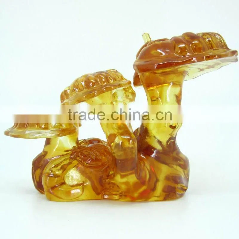 crystal craft--lingzhi -gyrophora-home decoration--BJ078