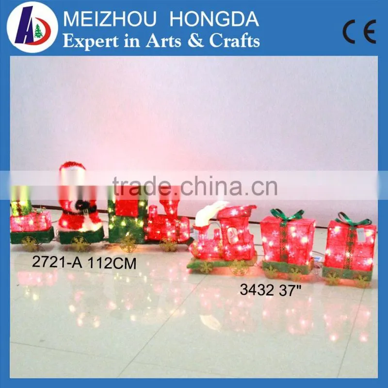 Christmas LED lighted Red train