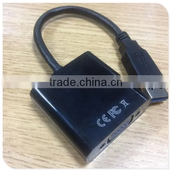 2014 hotsell USB 3.0 cable factory price USB 3.0 TO VGA converter