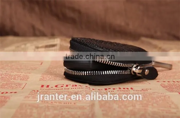 Fashionable custom car key case 100% crocodile leather car key case